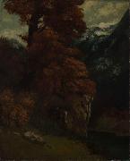 Gustave Courbet The Glen at Ornans Spain oil painting artist